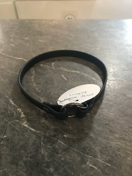 Biothane tag collar black